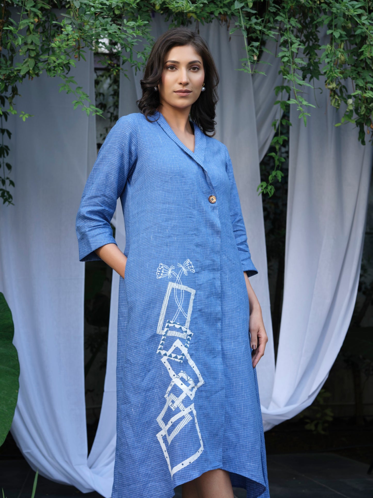 Capri Pure Linen Dress