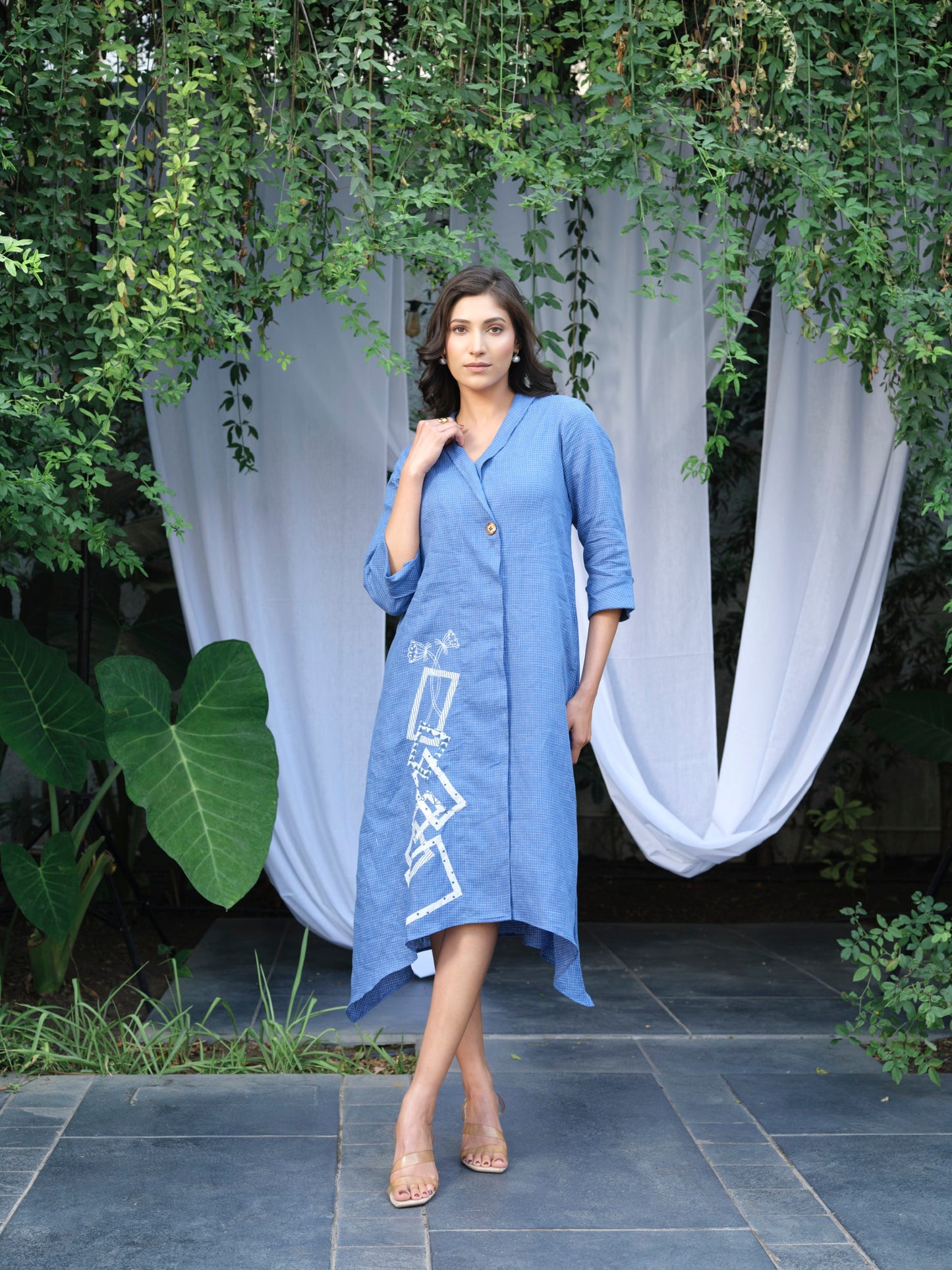 Capri Pure Linen Dress