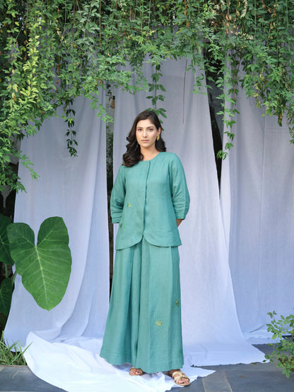 Matcha Pure Linen Top