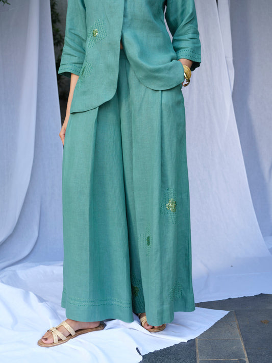 Matcha Pure Linen Pants
