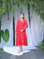 Scarlet Pure Linen Dress