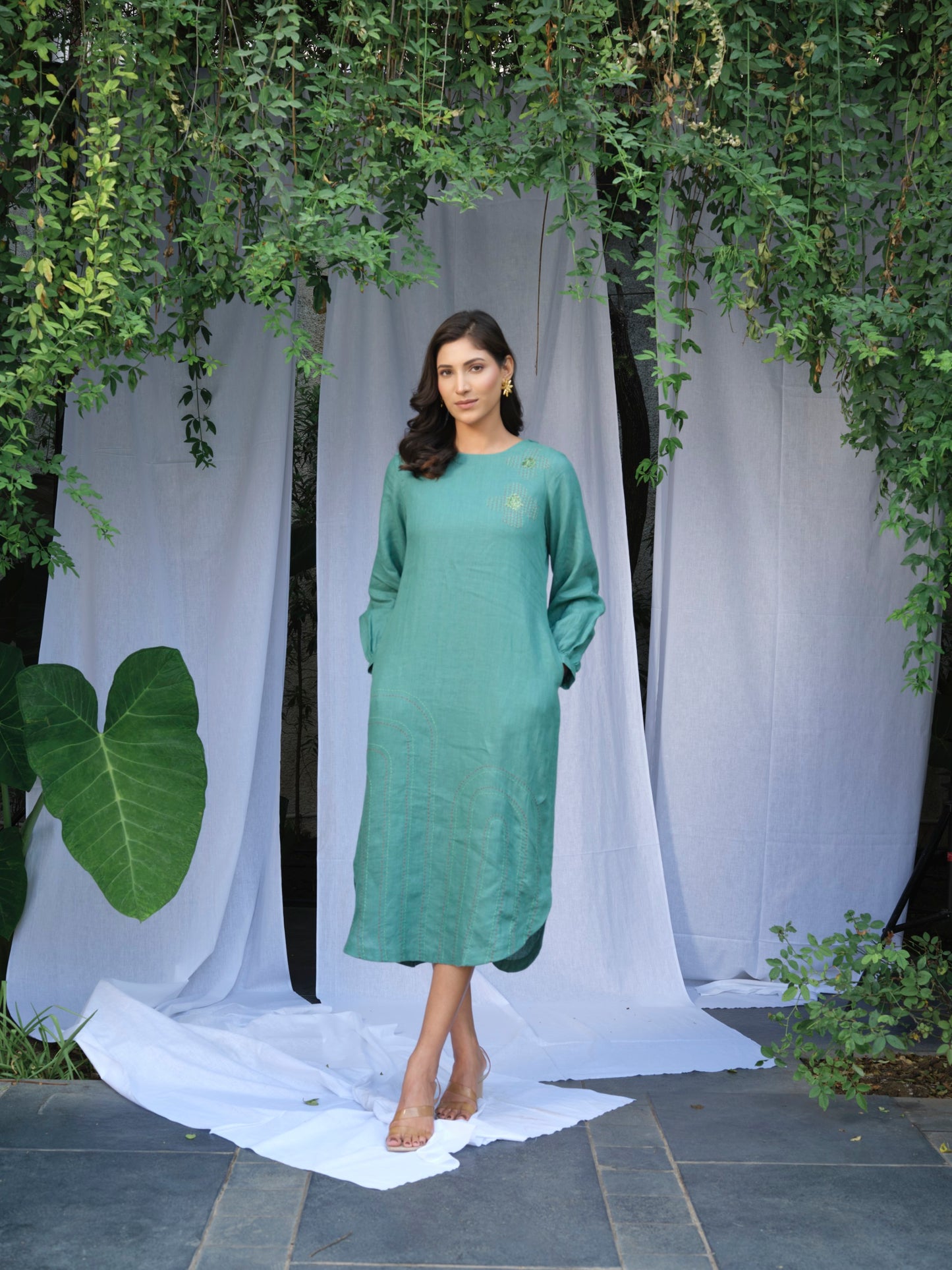 Rosemary Pure Linen Dress