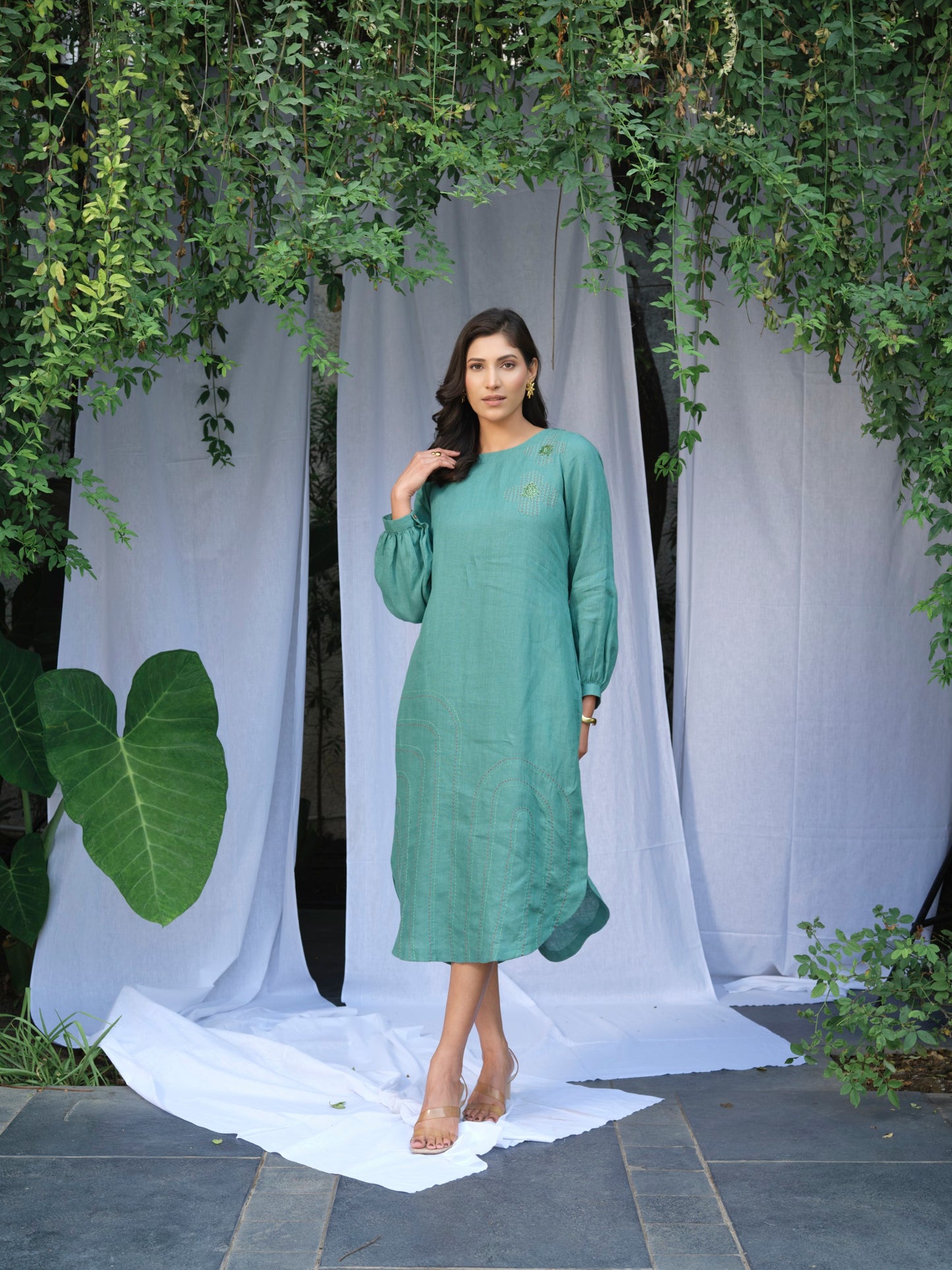 Rosemary Pure Linen Dress