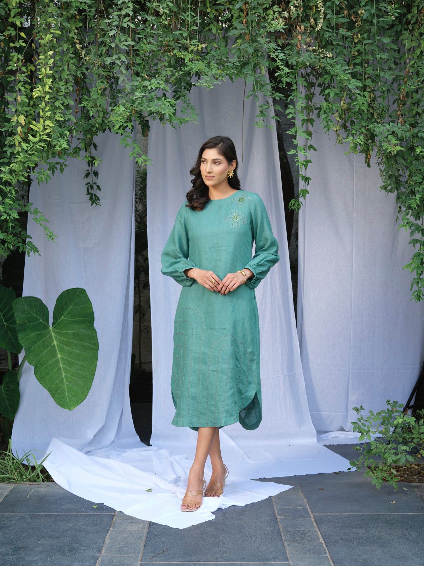 Rosemary Pure Linen Dress