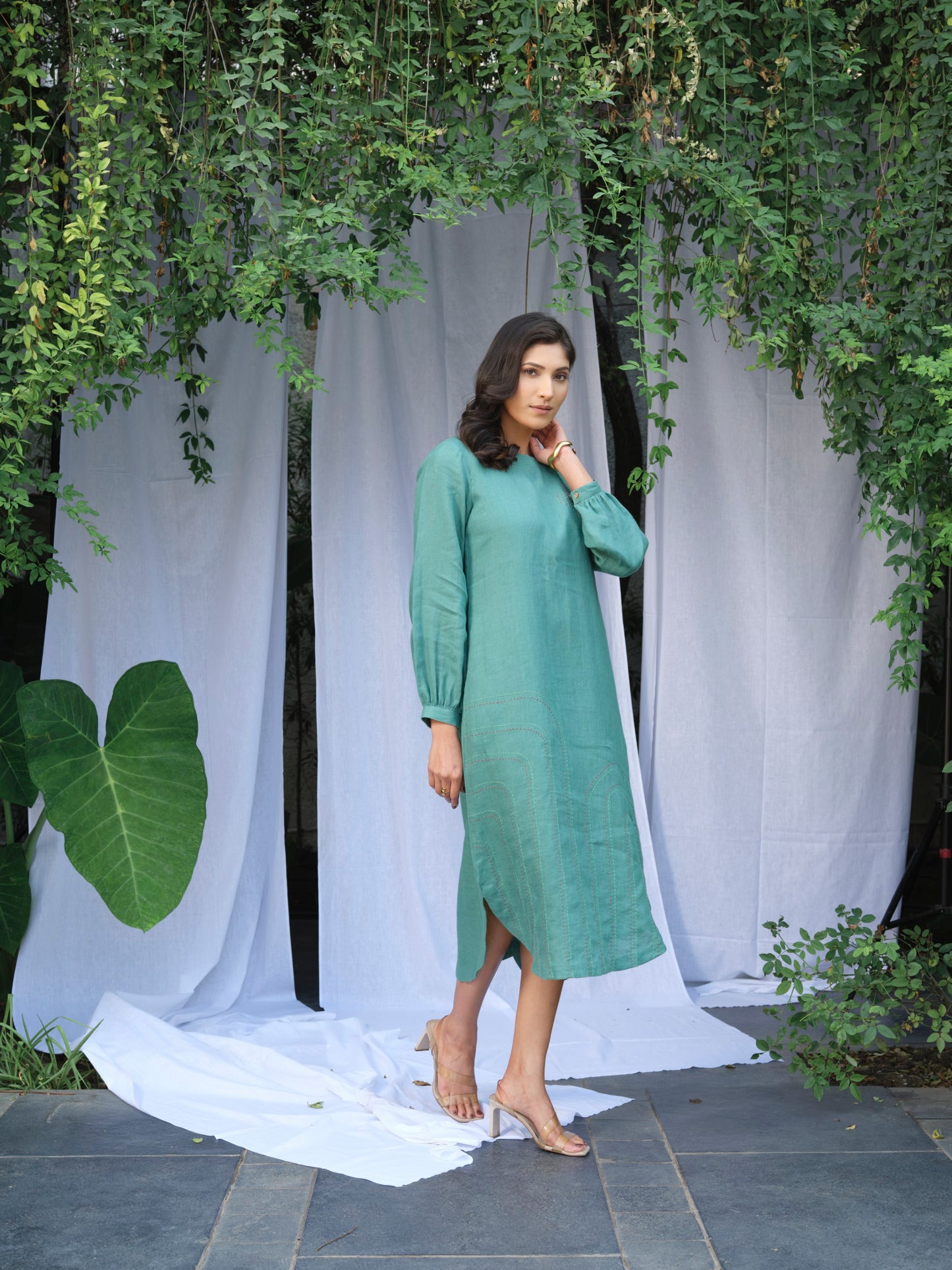 Rosemary Pure Linen Dress