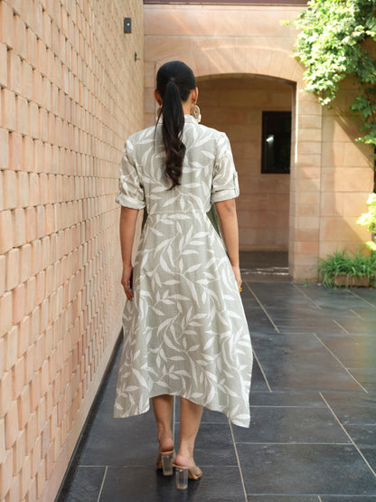 Vines Pure Cotton Dress