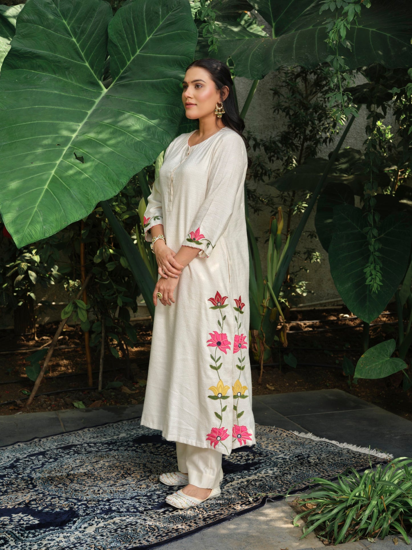 Aabha Jacquard Kurta