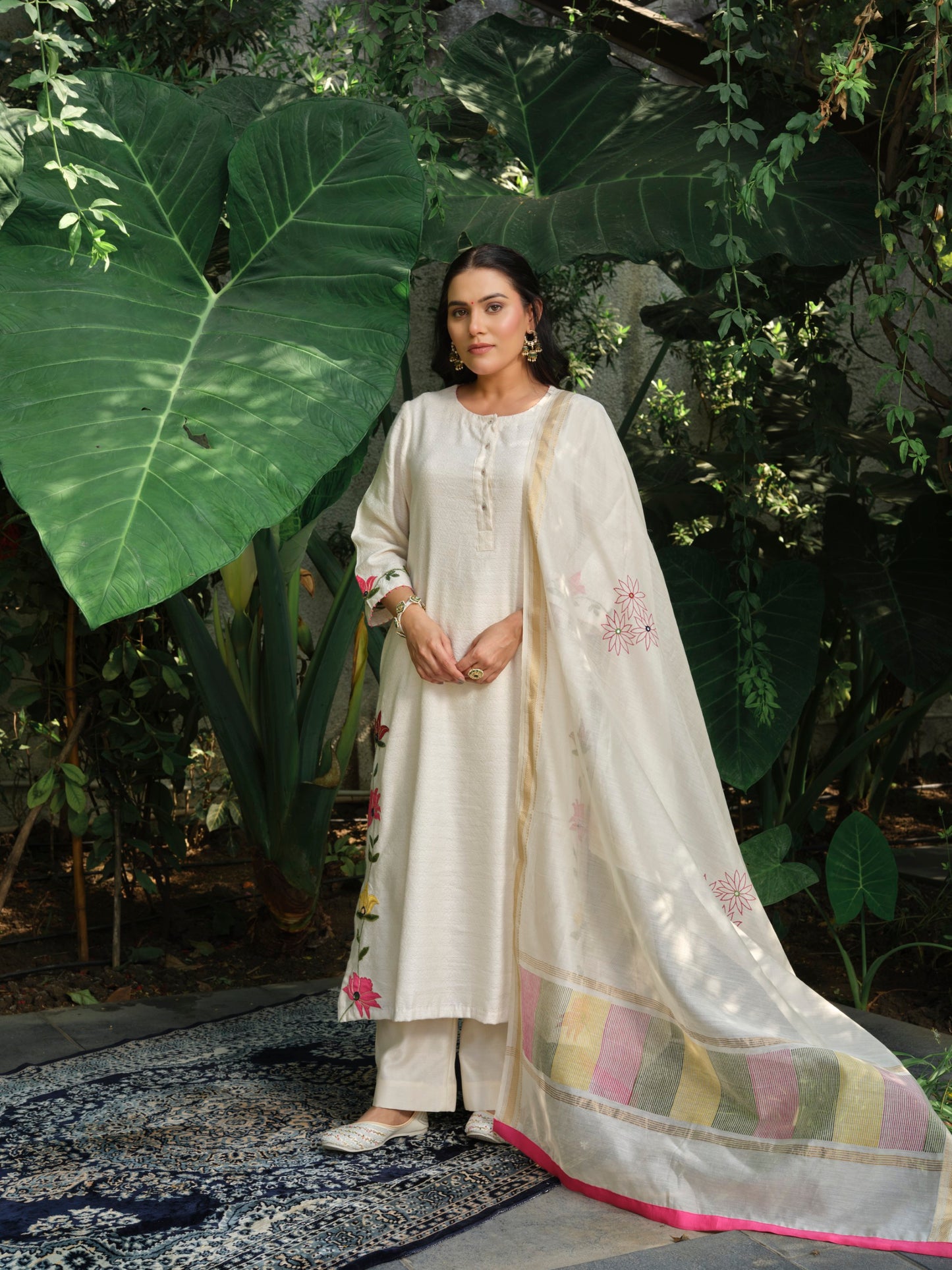 Aabha Jacquard Kurta