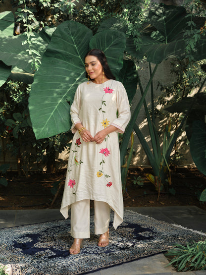 Manjari Jacquard Kurta