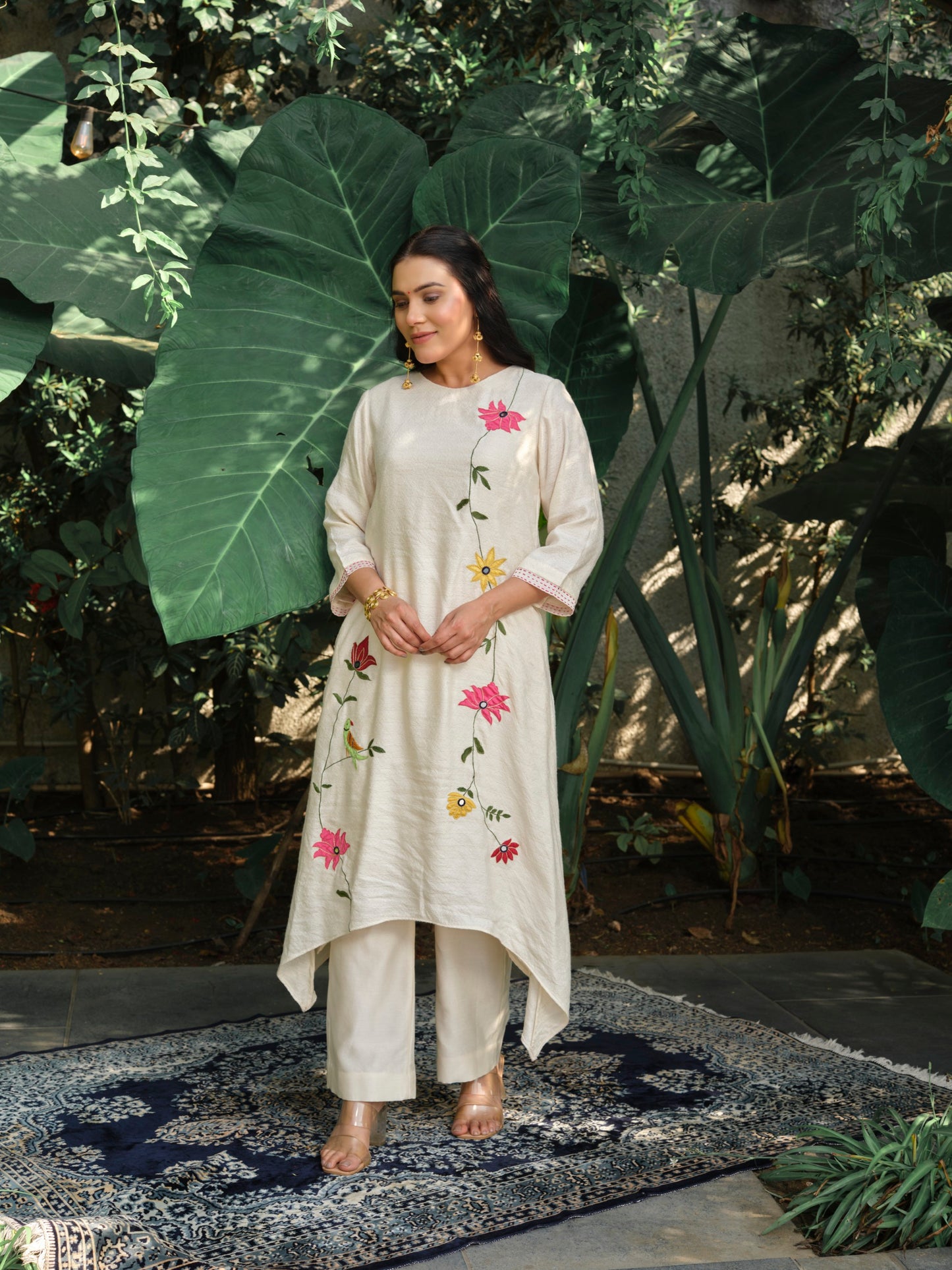 Manjari Jacquard Kurta