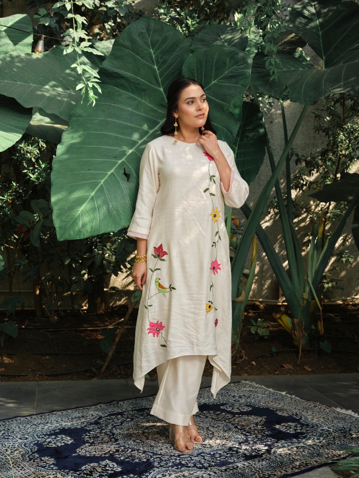 Manjari Jacquard Kurta