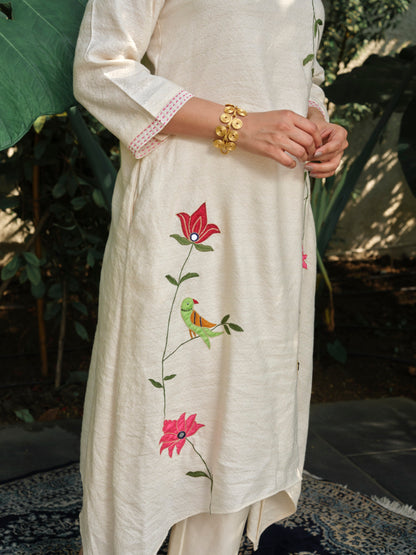 Manjari Jacquard Kurta