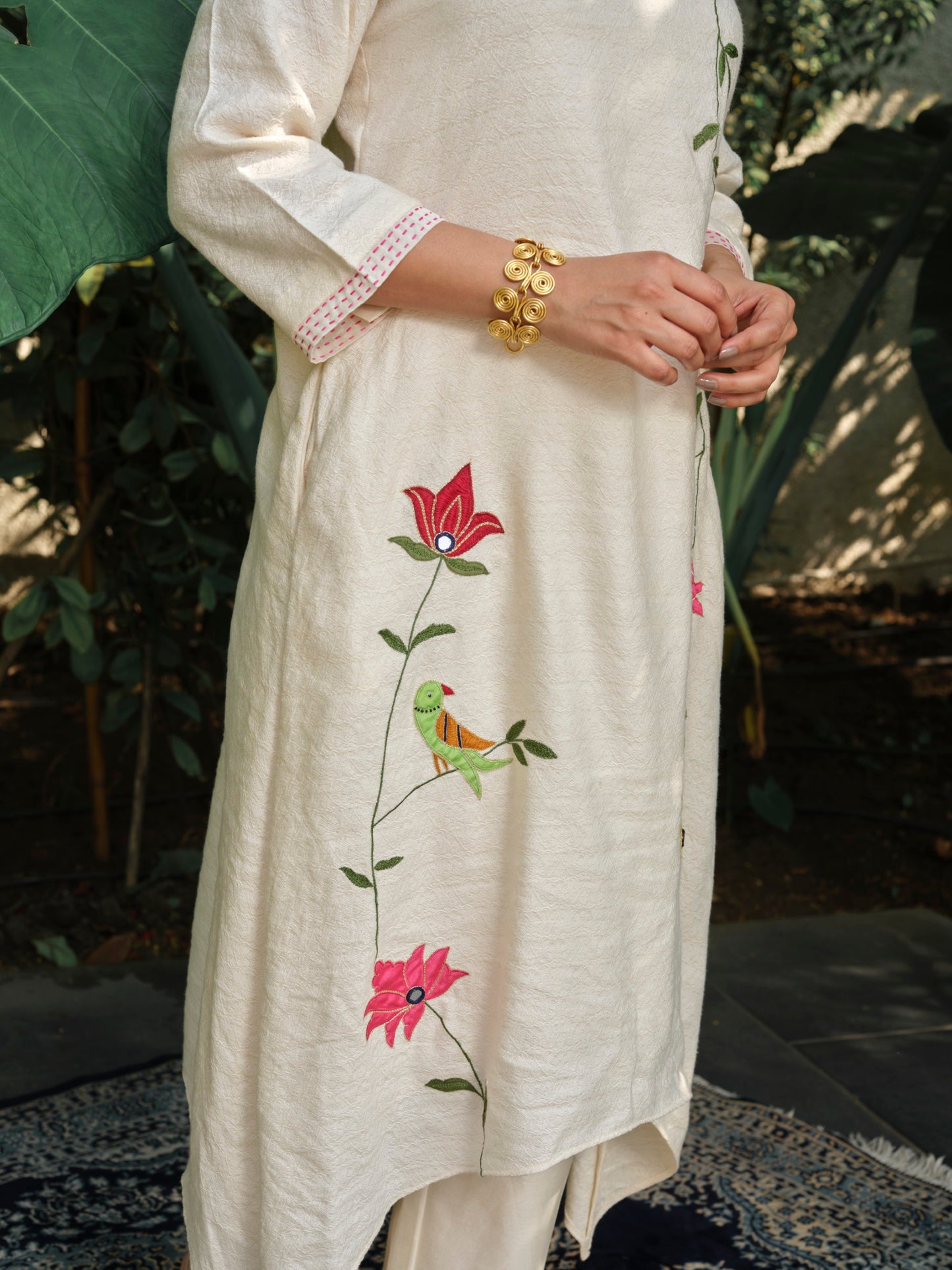 Manjari Jacquard Kurta