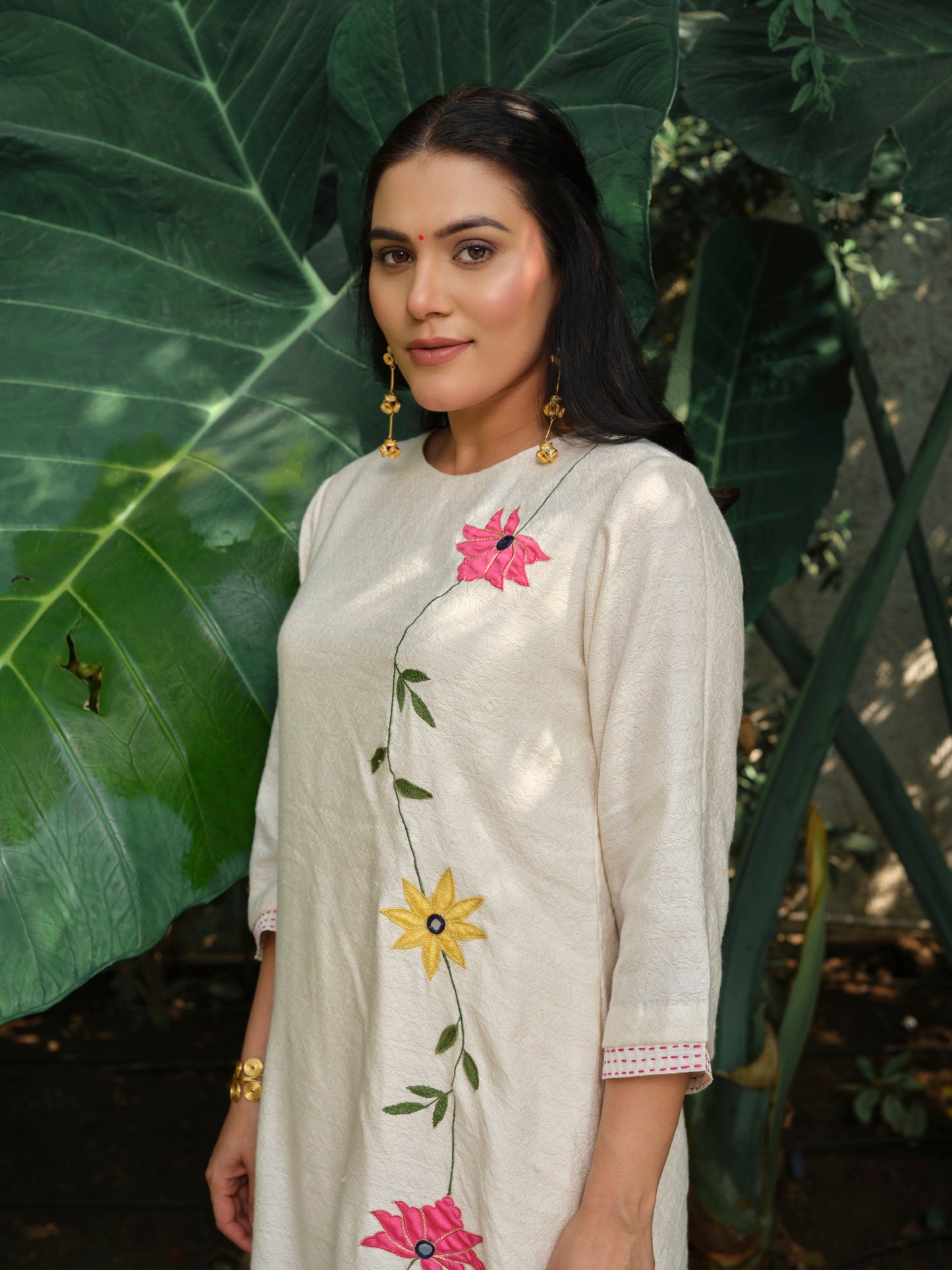 Manjari Jacquard Kurta