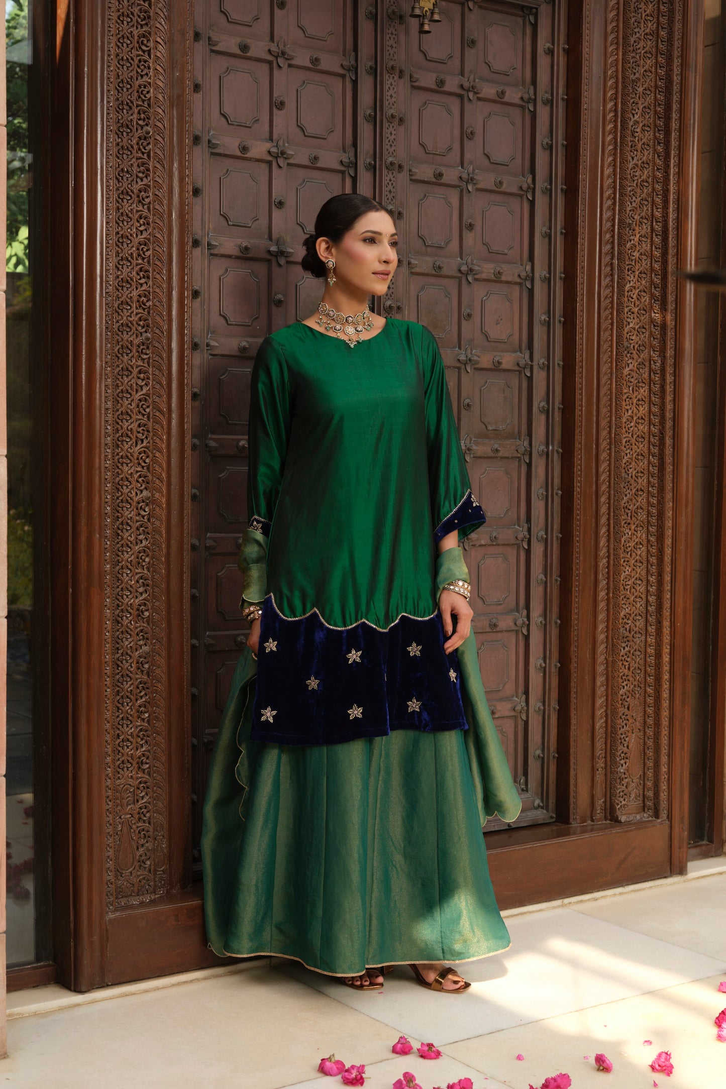 Dilkashi Pure Silk Kurta