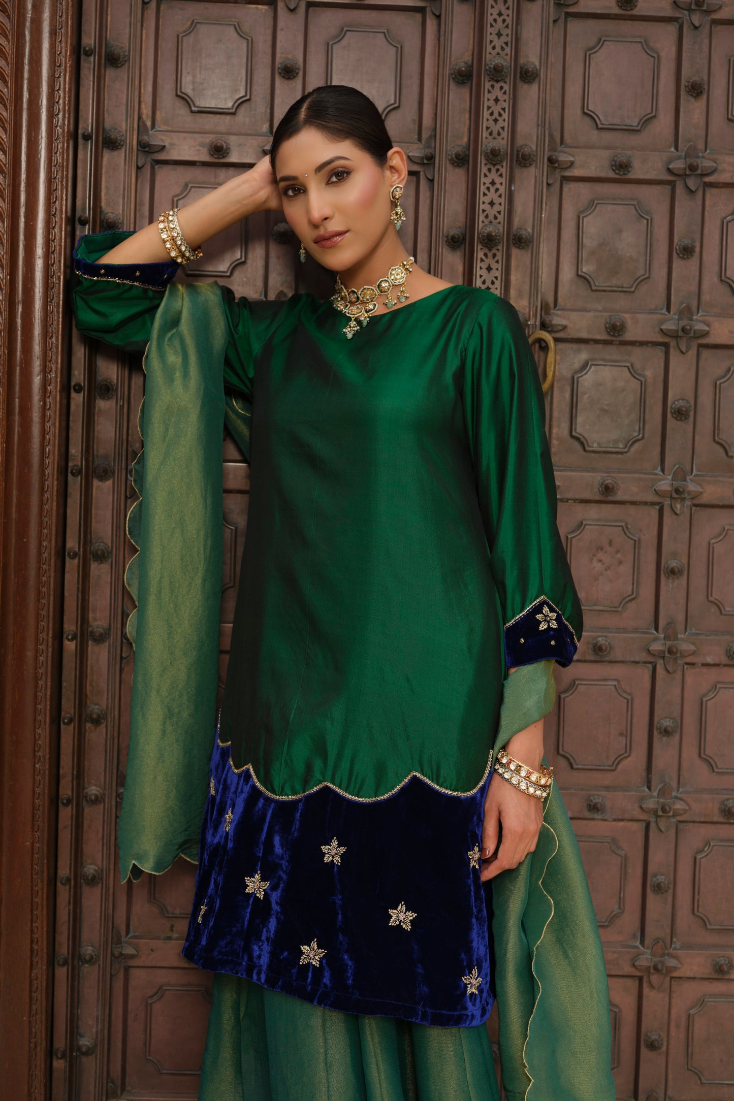 Dilkashi Pure Silk Kurta
