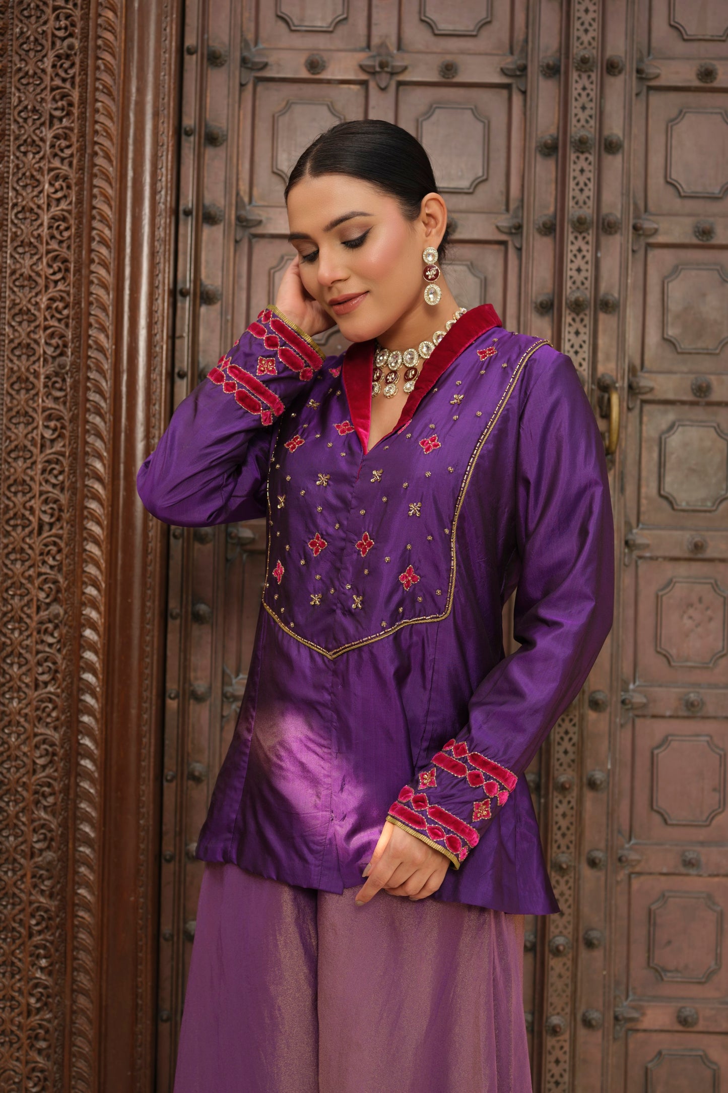 Ibadat Pure Silk Top