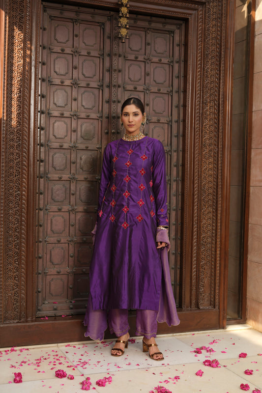 Akidat Pure Silk Kurta