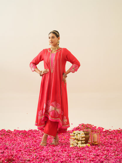 Lakshmi Pure Chanderi Anarkali Kurta