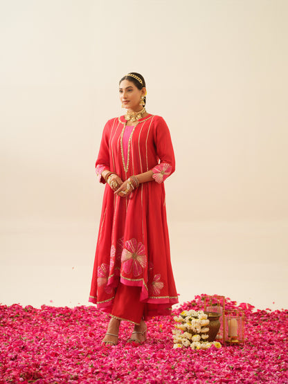 Lakshmi Pure Chanderi Anarkali Kurta