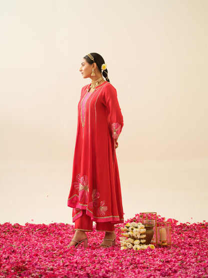 Lakshmi Pure Chanderi Anarkali Kurta