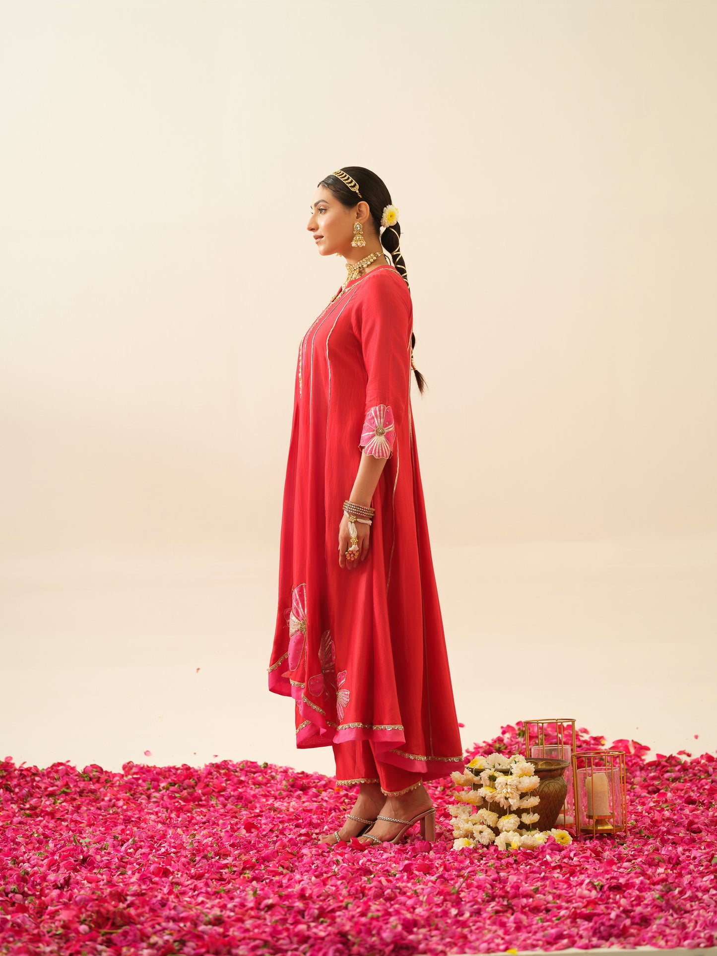 Lakshmi Pure Chanderi Anarkali Kurta
