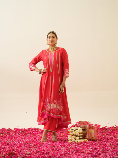 Lakshmi Pure Chanderi Anarkali Kurta