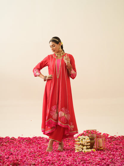 Lakshmi Pure Chanderi Anarkali Kurta