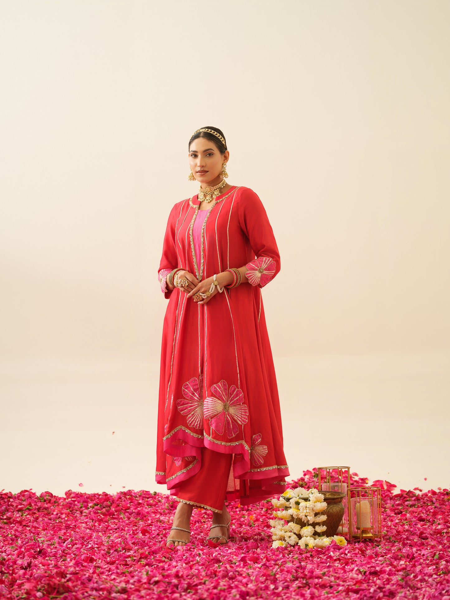 Lakshmi Pure Chanderi Anarkali Kurta