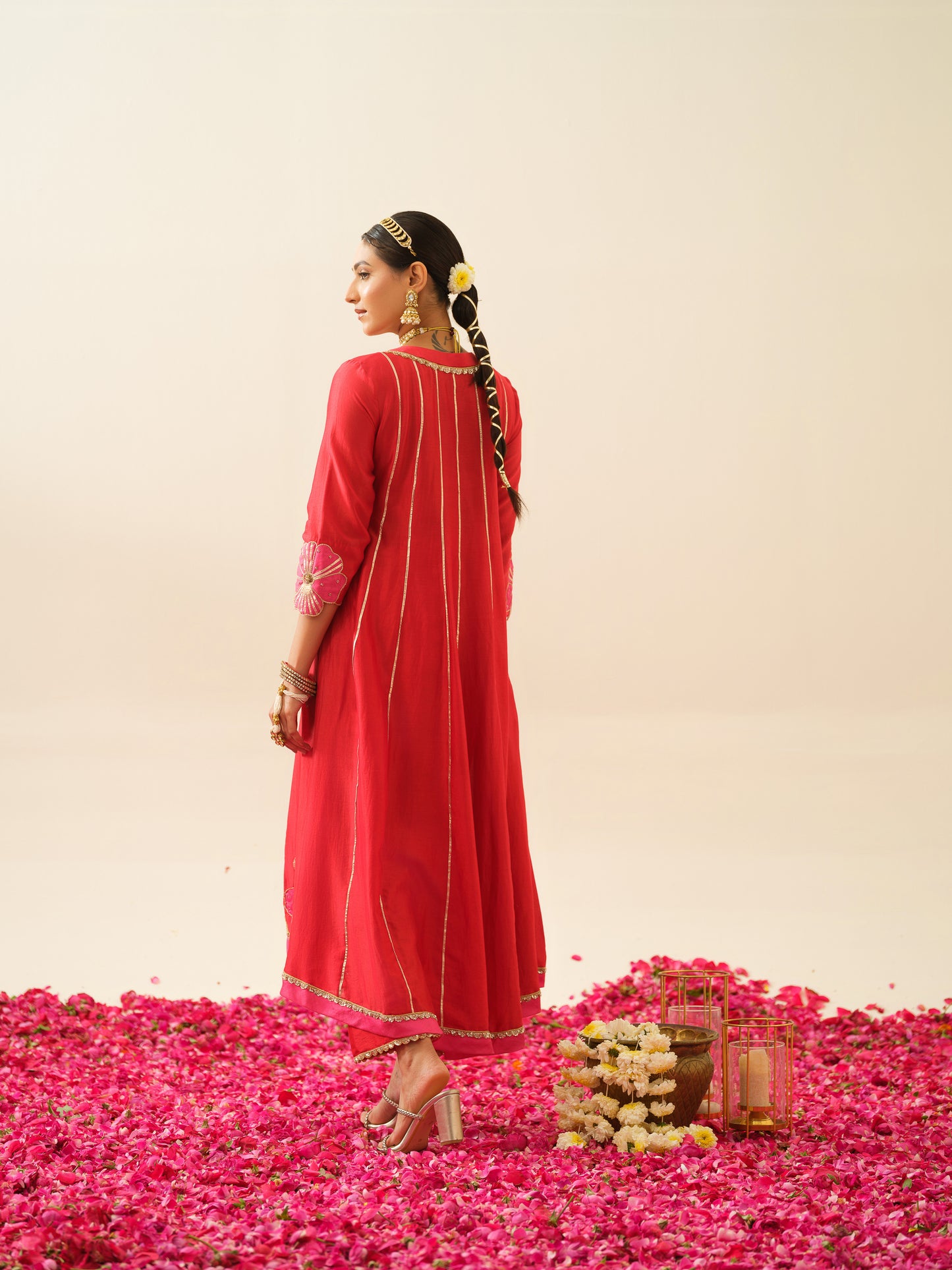 Lakshmi Pure Chanderi Anarkali Kurta