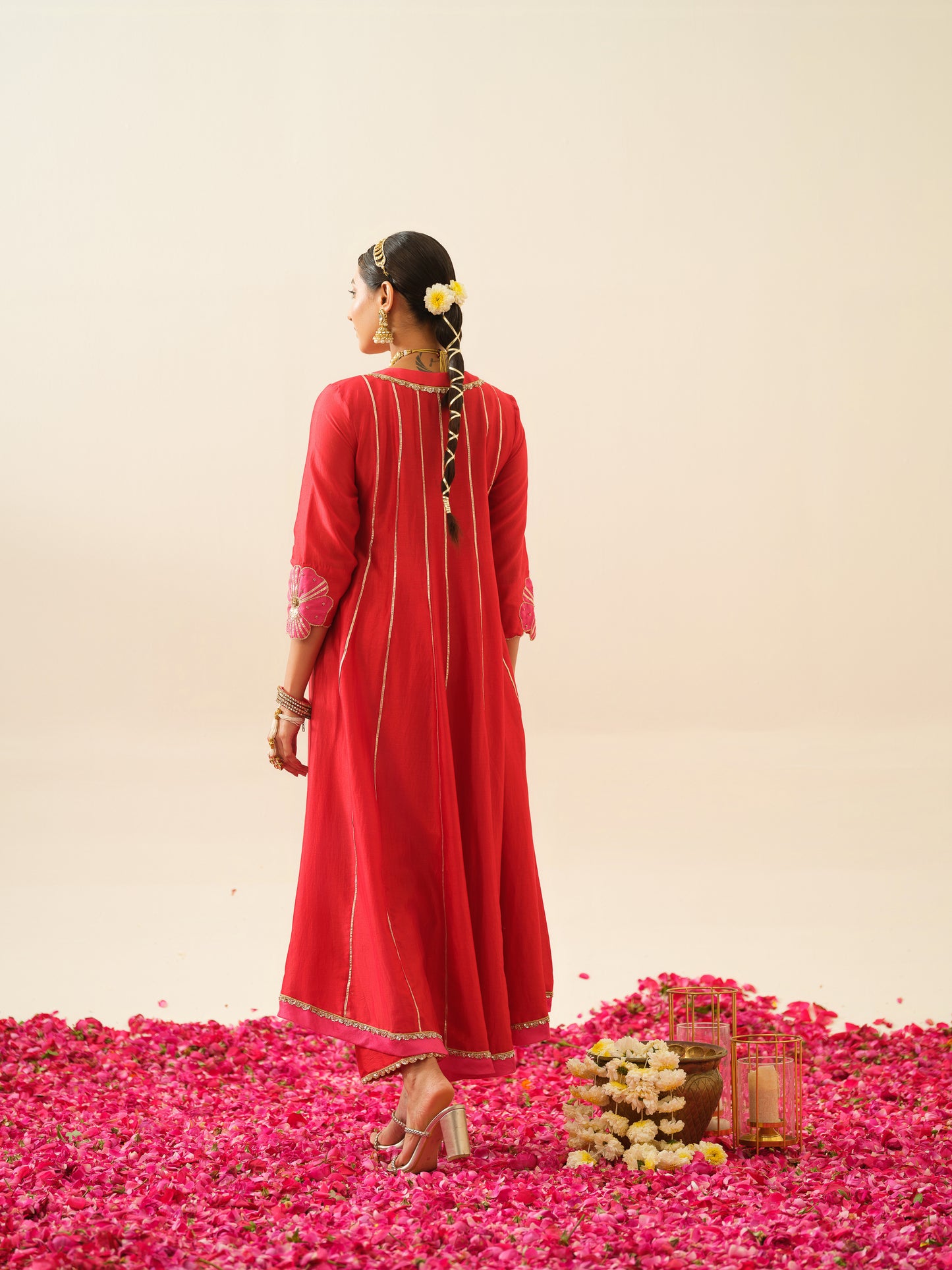 Lakshmi Pure Chanderi Anarkali Kurta
