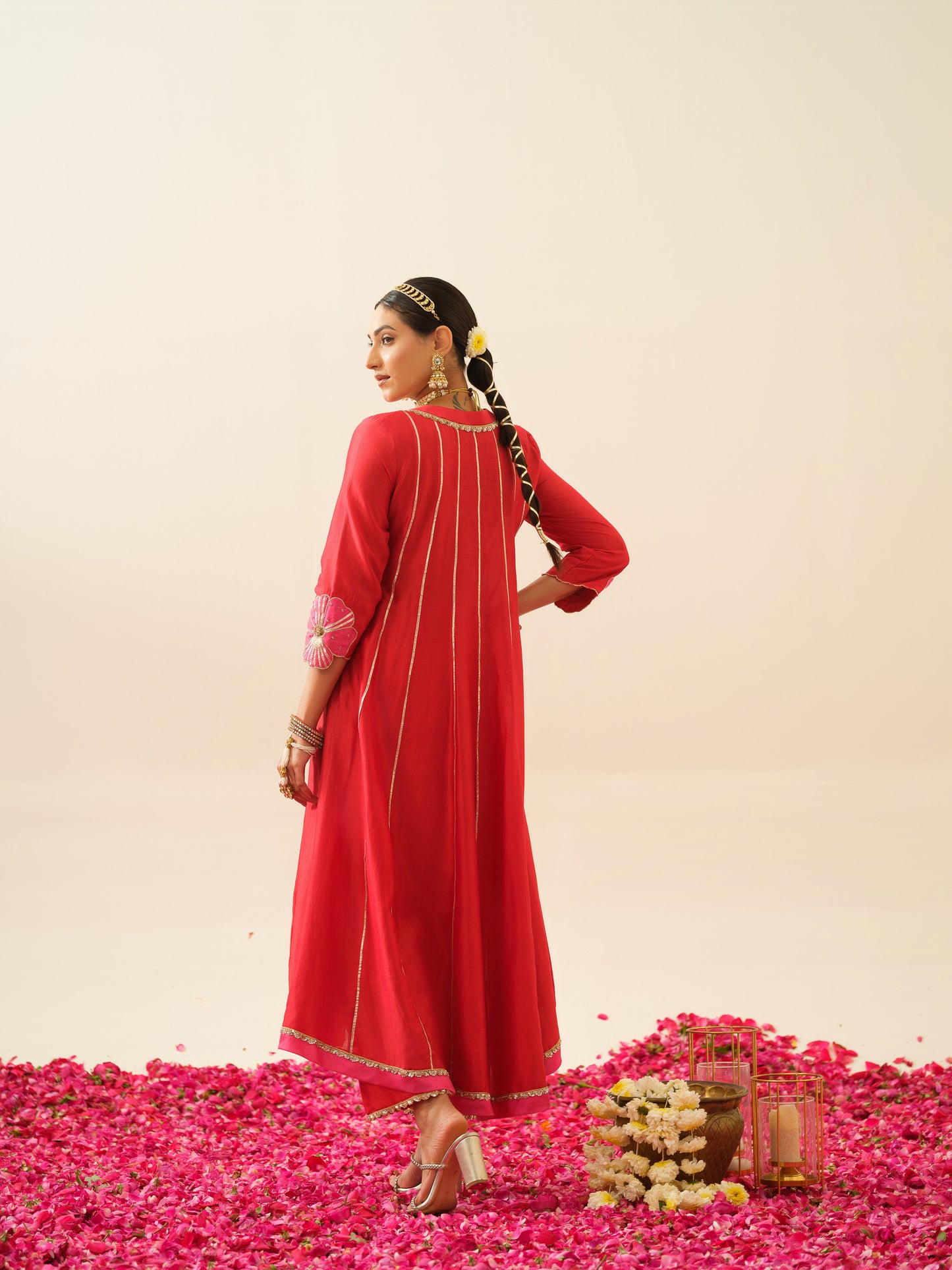 Lakshmi Pure Chanderi Anarkali Kurta