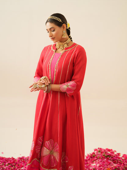 Lakshmi Pure Chanderi Anarkali Kurta