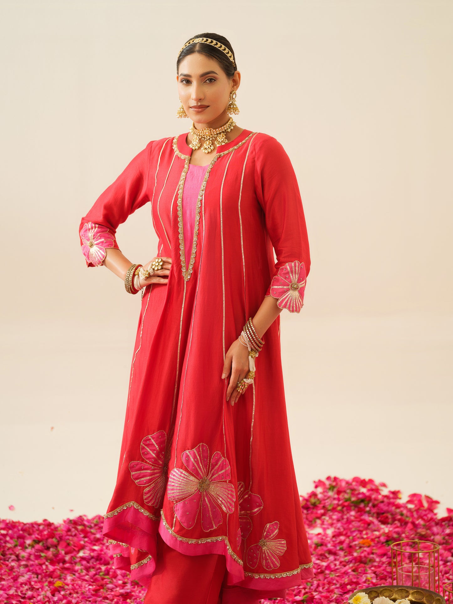 Lakshmi Pure Chanderi Anarkali Kurta