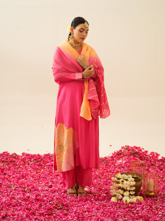 Jodha Cotton Chanderi Dupatta