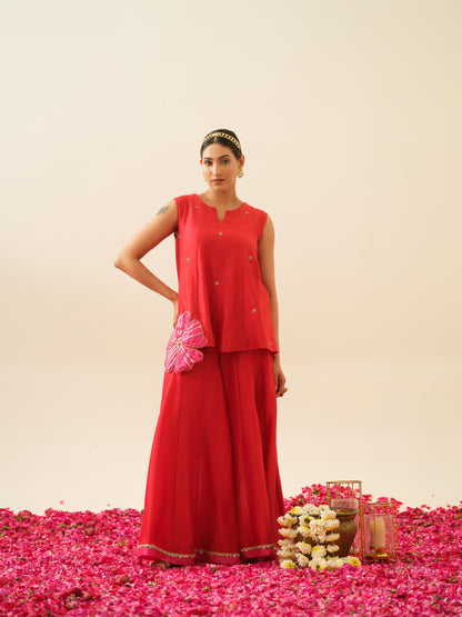 Mehrunisa Pure Chanderi Top