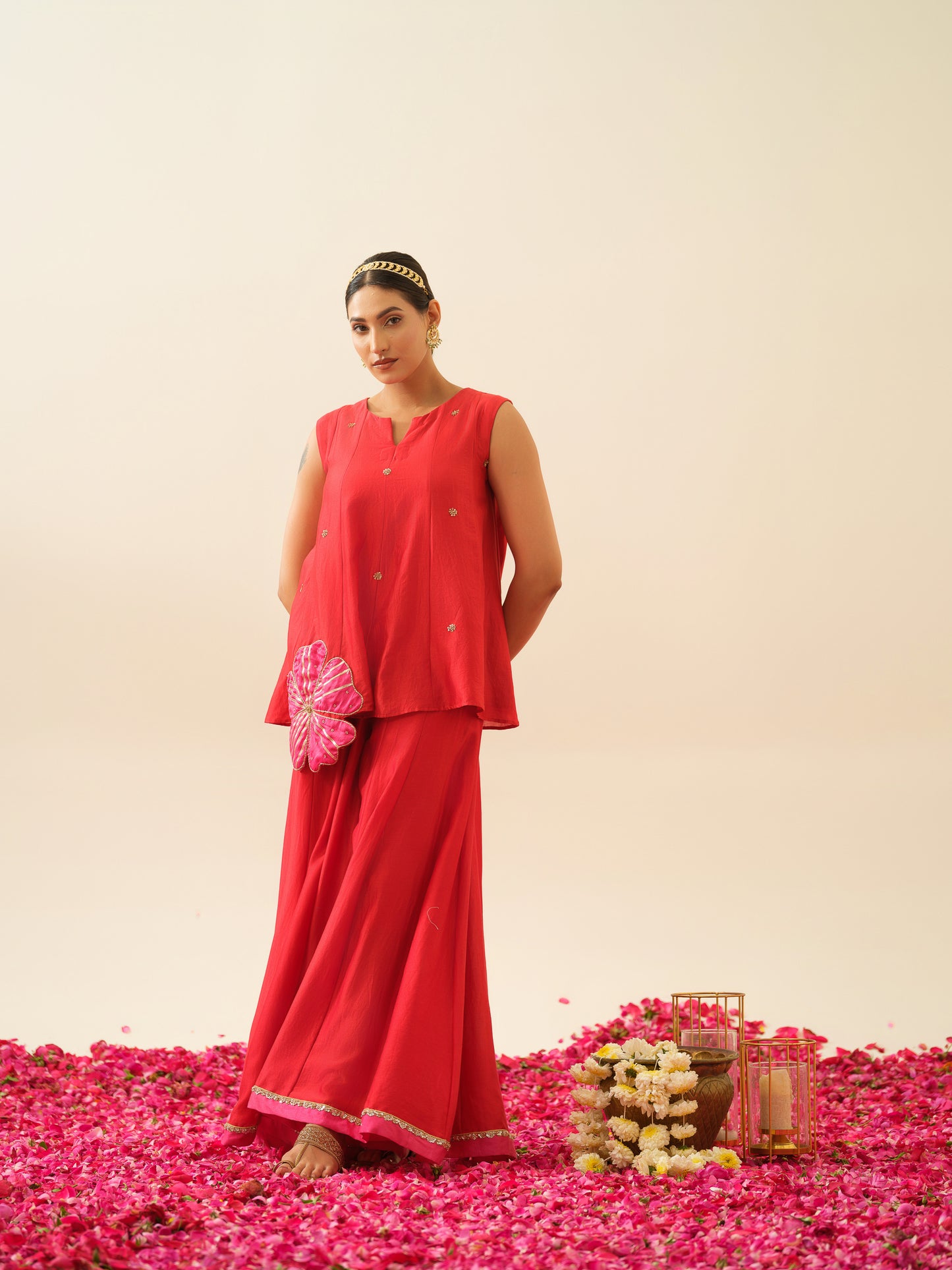 Mehrunisa Pure Chanderi Top