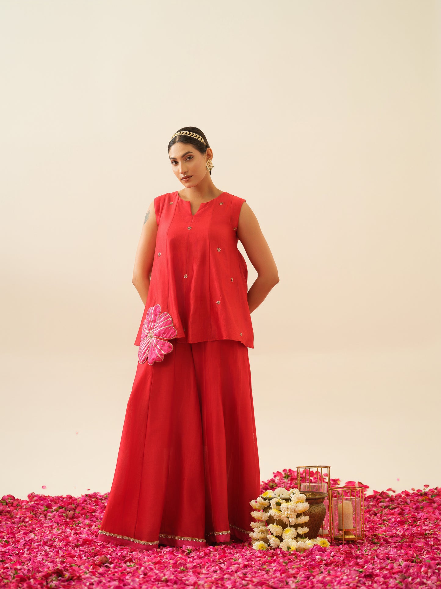 Mehrunisa Pure Chanderi Top