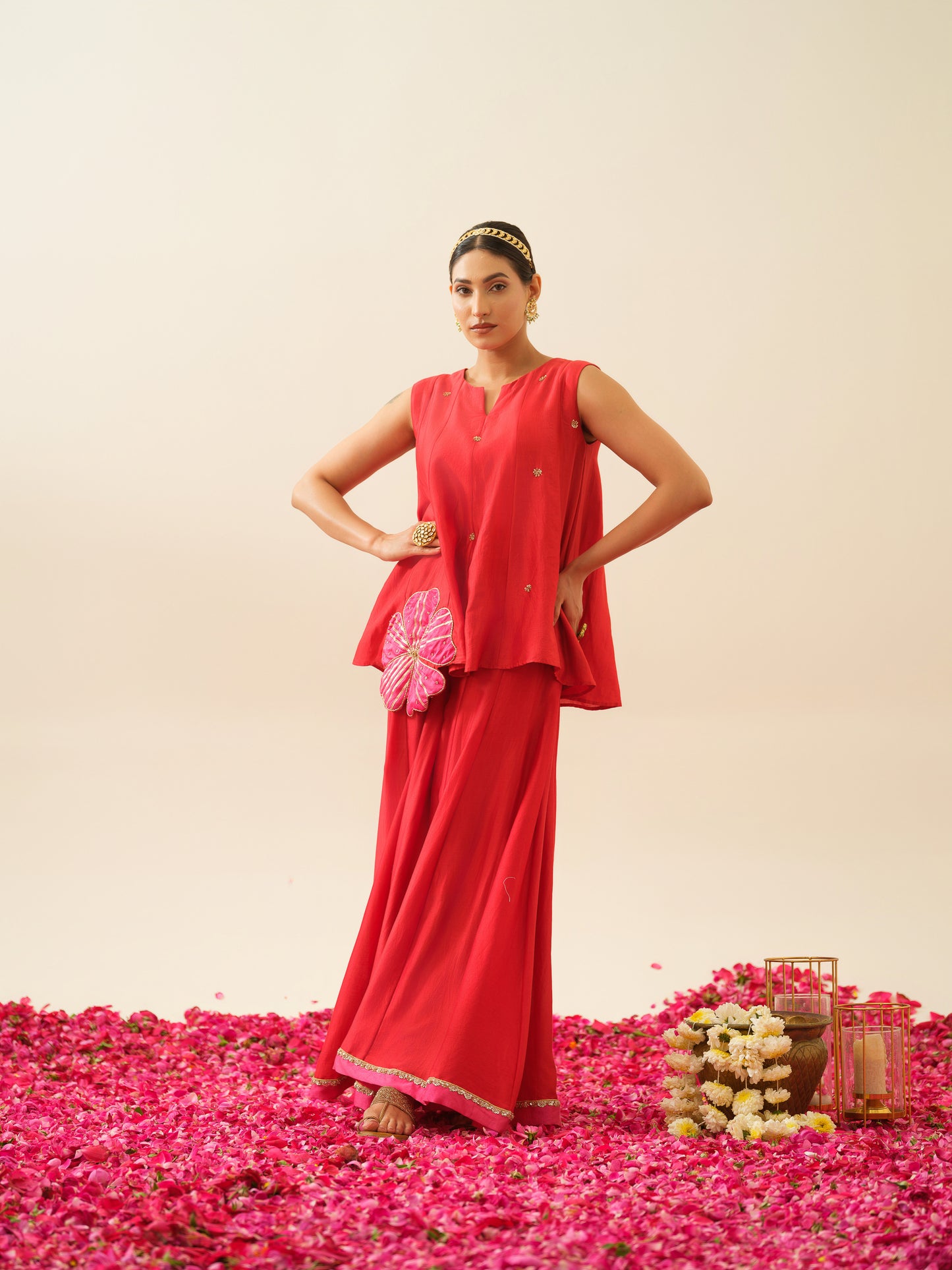 Mehrunisa Pure Chanderi Top