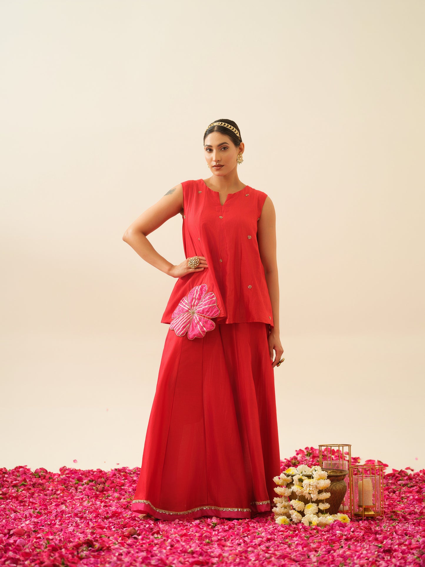 Mehrunisa Pure Chanderi Top