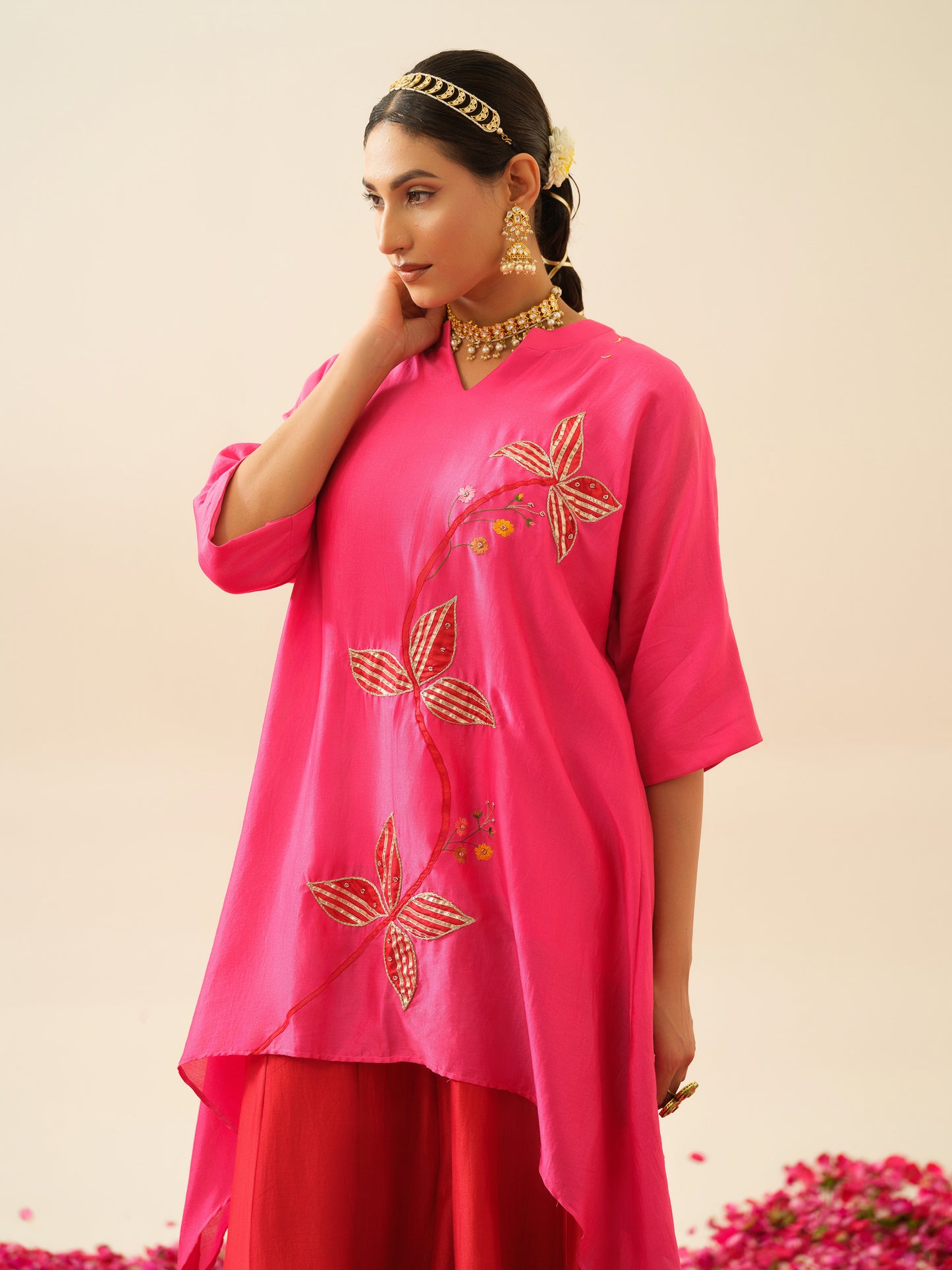 Meera Pure Chanderi Kurta