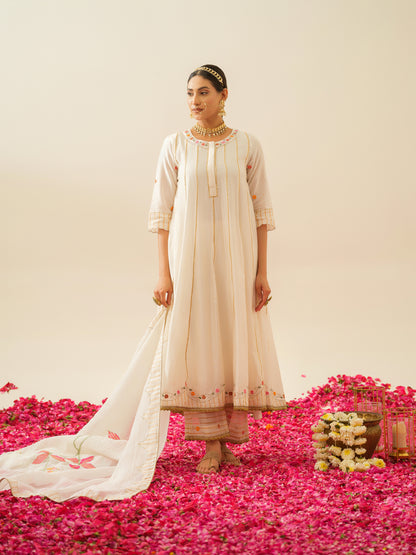 Gayatri Pure Chanderi Anarkali Kurta
