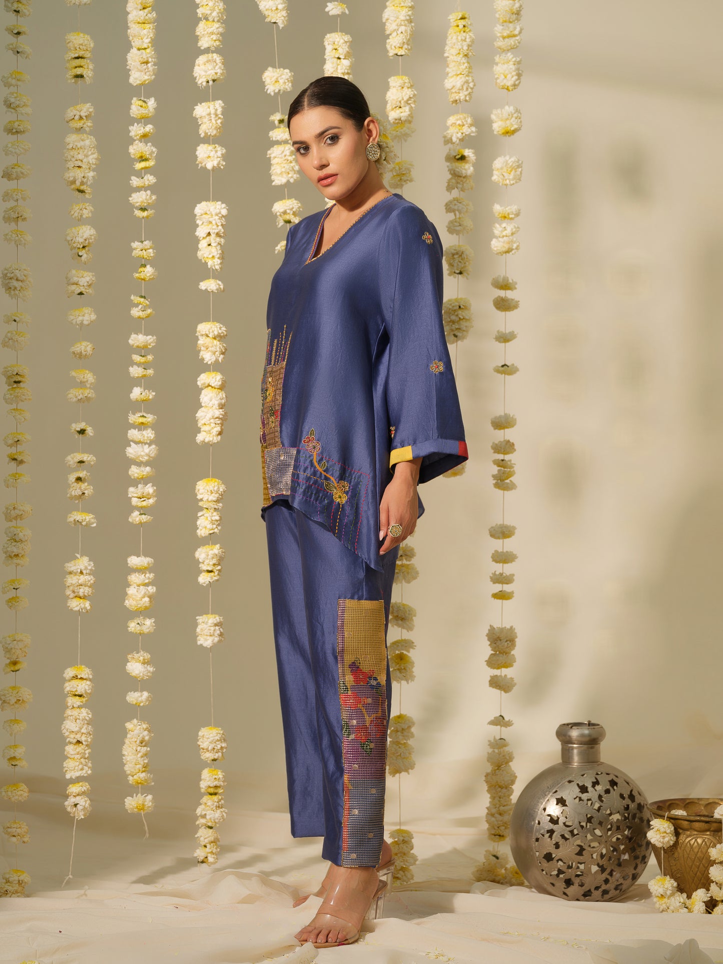 Roshan Chanderi Silk Top