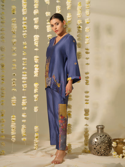 Roshan Chanderi Silk Top