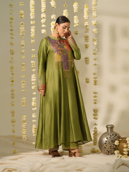 Dhara Chanderi Silk Kurta