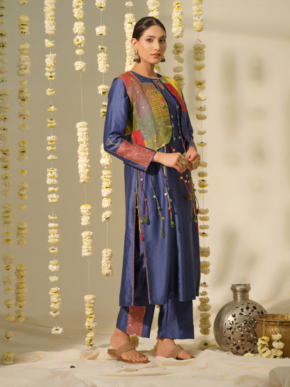 Swapna Chanderi Silk Kurta & Jacket