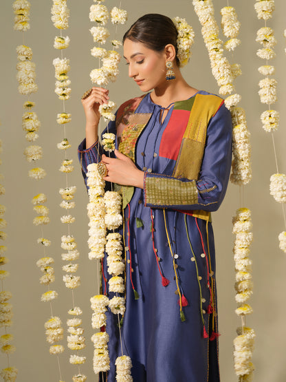 Swapna Chanderi Silk Kurta & Jacket