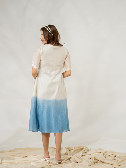 Seashells Pure Chanderi Dress