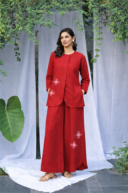 Matcha Pure Linen Co-Ord Set