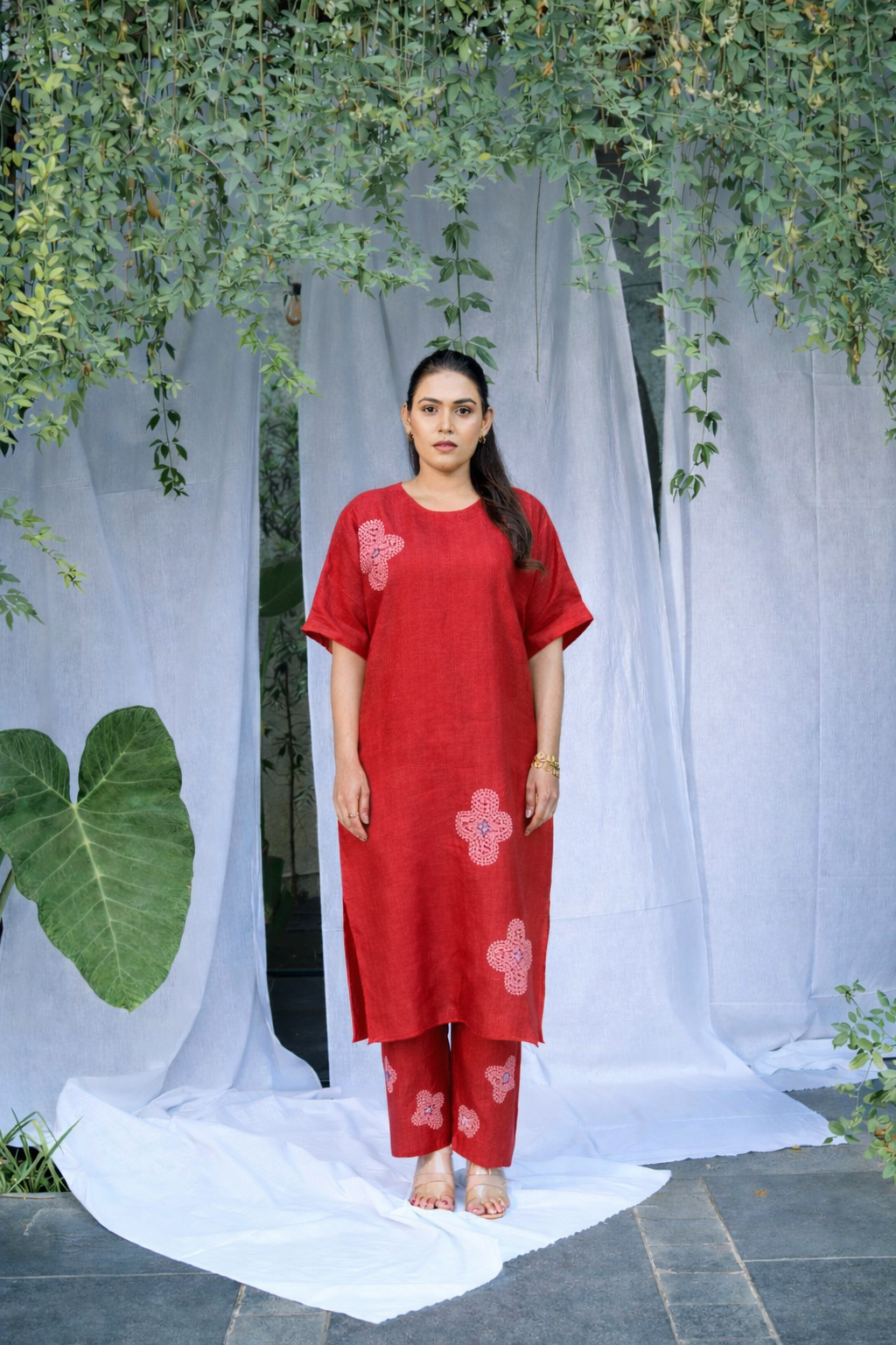 Noir Pure Linen Kurta